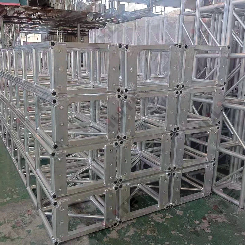 Наружный светодиодный экран для выставочной фермы на заказ алюминиевая ферма дисплей освещение болт событий сценическая система крыши