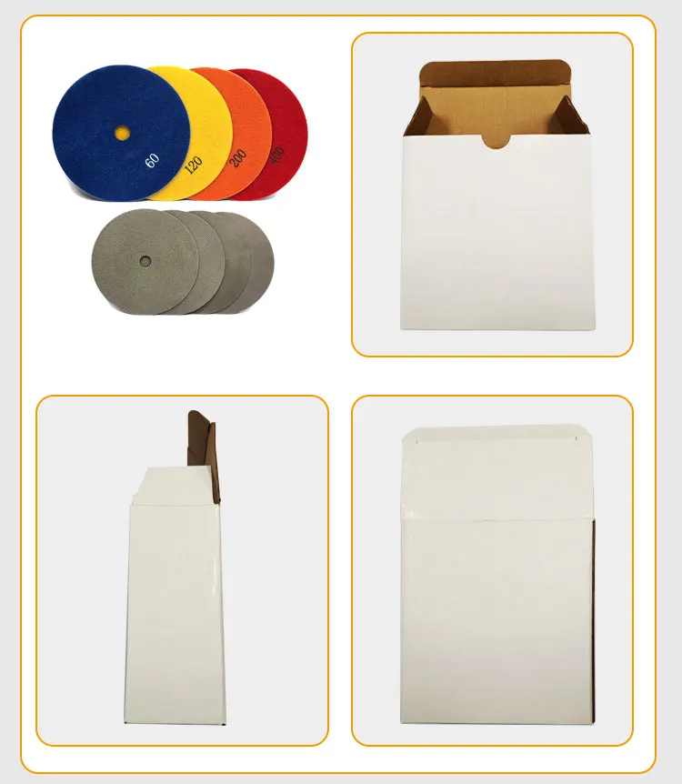 Premium 7' Metal Bond Electroplated Granite Grinding Diamond Metal Bond Polishing Pads For Granite Marble