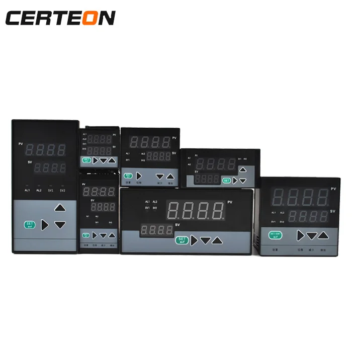 96x96 xmtd multi input single Multi channel digital bbq temperature controller with PID SSR relay output LED display