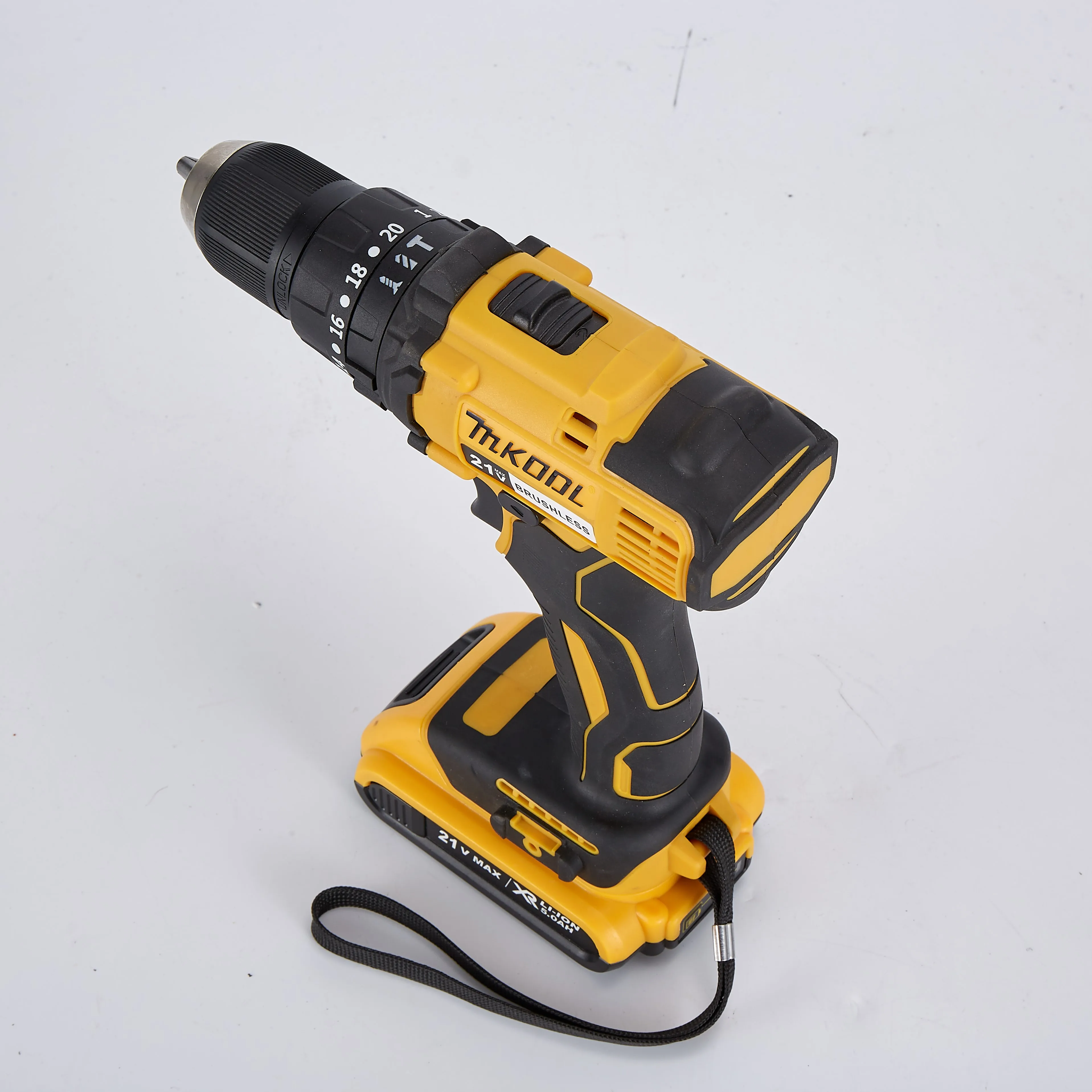 3 Functions Screwdriver 21V 2000MAH Electric Cordless Wireless Power Tools Impact Drill Machine