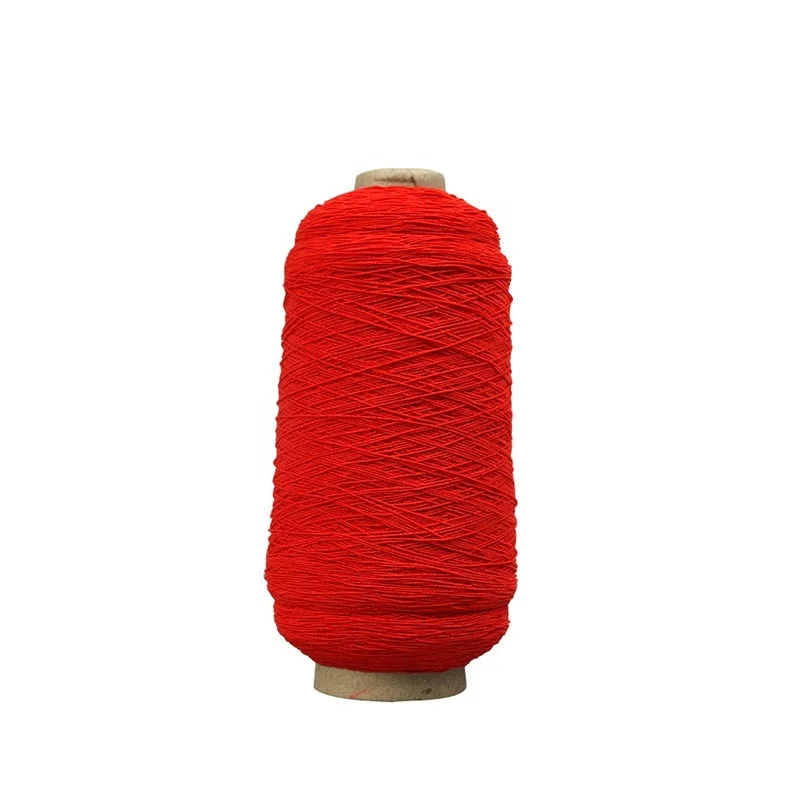 100#/110# socks yarn no MOQ  bulk Recycled latex covered elastic latex rubber yarn for knitting
