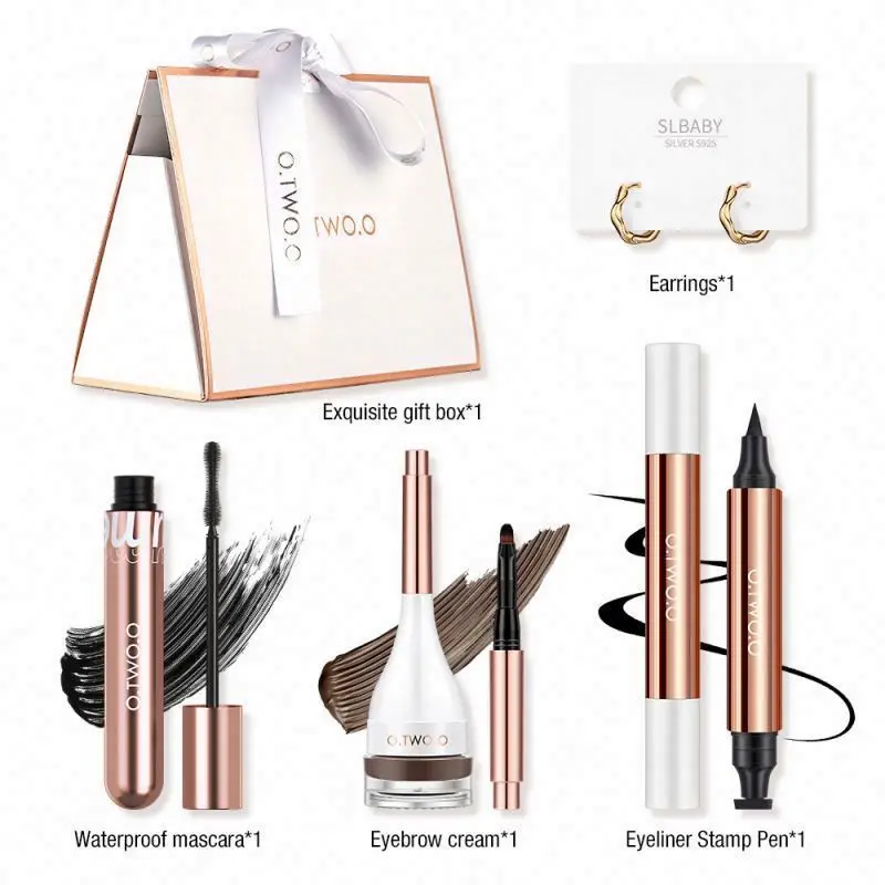 Products Eyebrow Mascara Eyeliner Cosmetic Set Gift Ladies Makeup Kits and Cosmetics