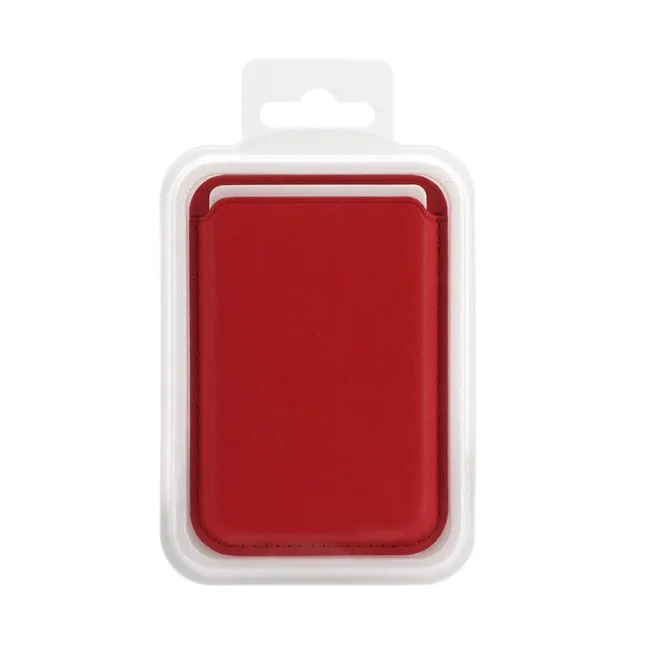 Bogia Wholesale Minimalist Strong Magnetic Phone Card Holder Leather Magsafe Card Holder  For Iphone 14 13 12 Pro Max