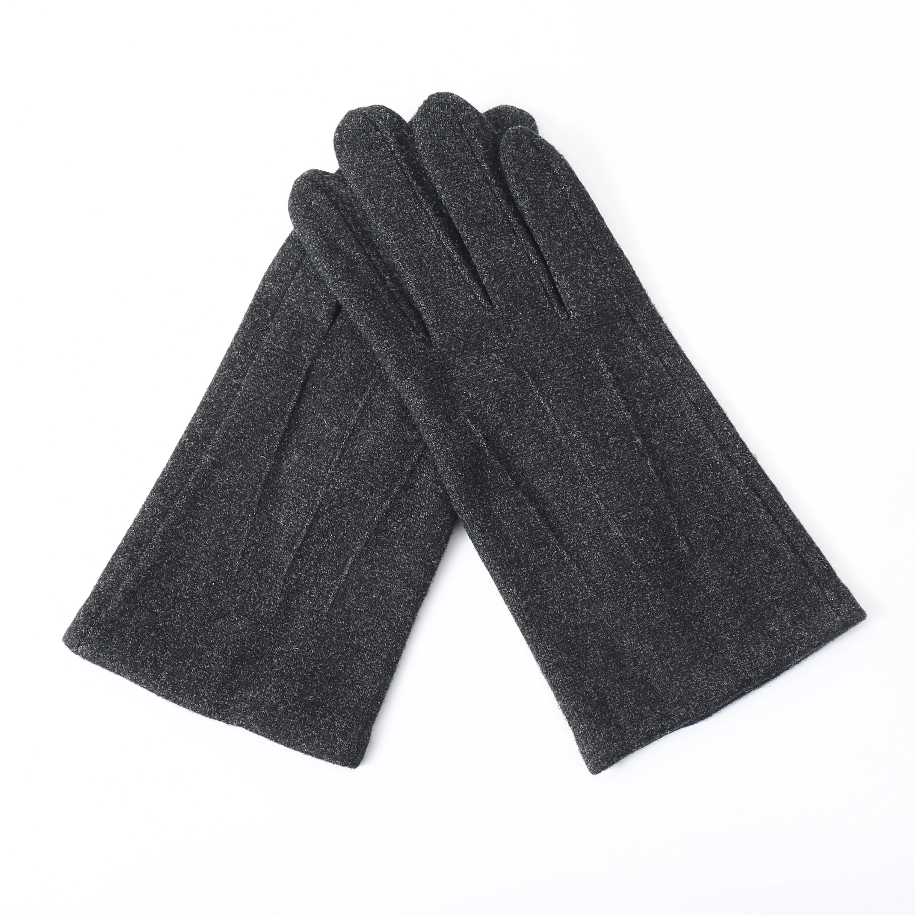 Модные кашемировые однотонные короткие кожаные теплые зимние перчатки для вождения в итальянском стиле