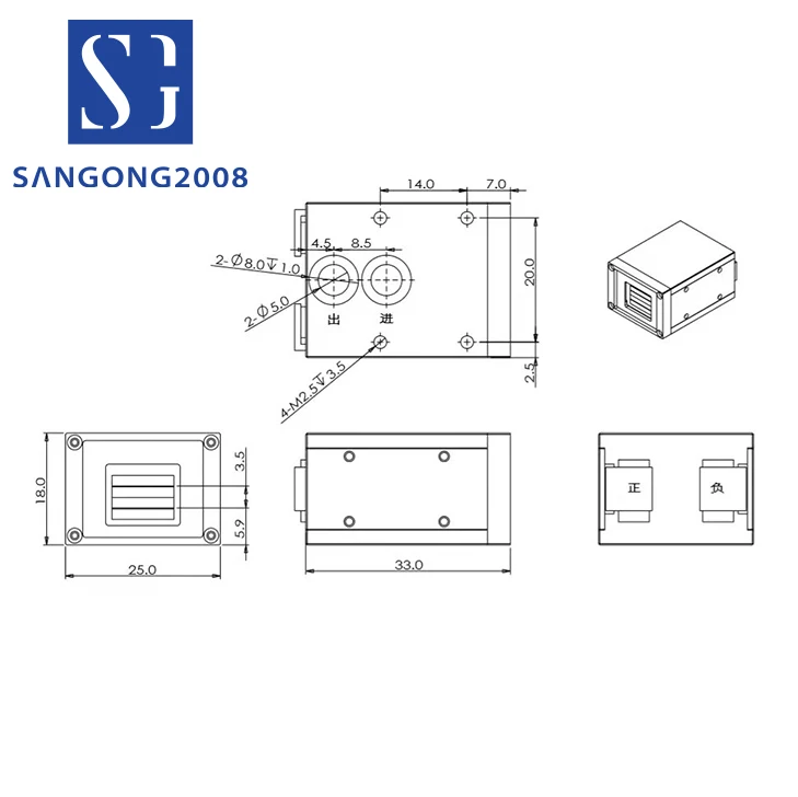 Hair Removal 808nm diode laser stack 2 bars 200w DVS-FN-1002BAI