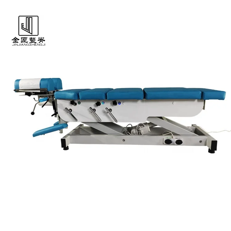 Electrically Controlled Height Back Traction Table physical therapy treat Chiropractic Bed Chiropractic Table