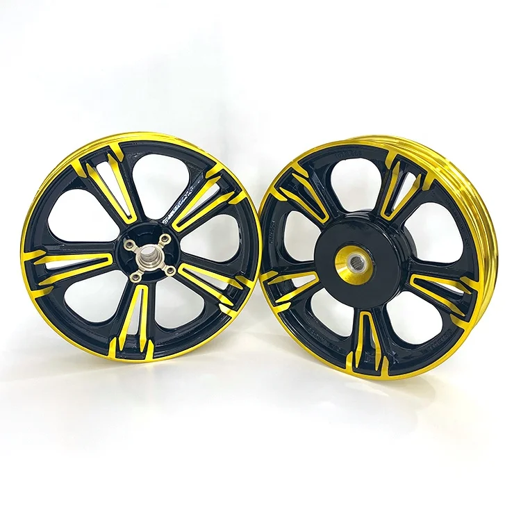 Widely Use Front Rear Custom Modified Custom Color Alloy Aluminum Wheel Motorcycle For Click 125/beat Fi