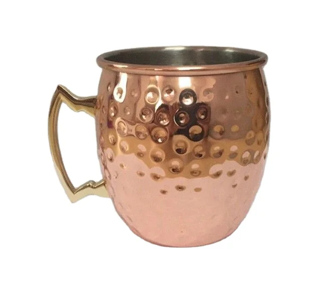 
Wholesale custom moscow mule solid plated copper mug 
