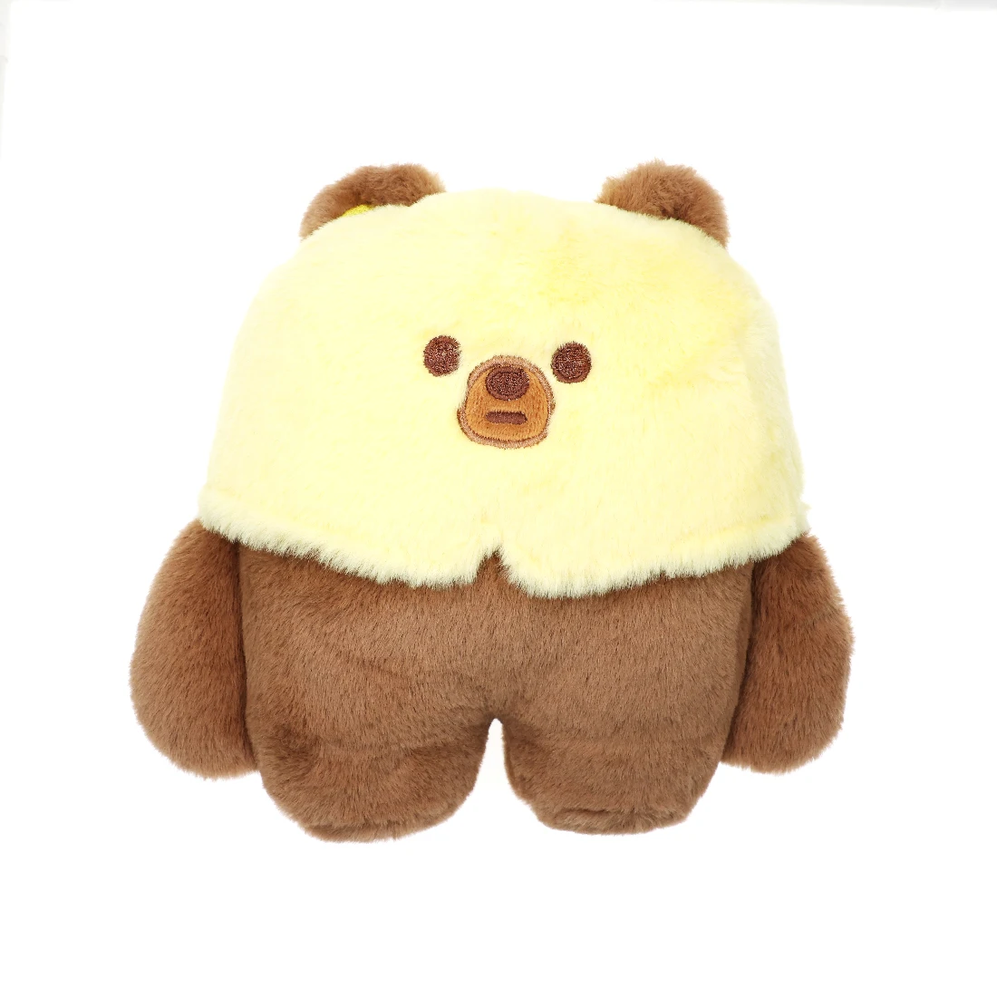 High quality cute fun plush figure toys cartoon brown bear pattern stuffed animal plush toys