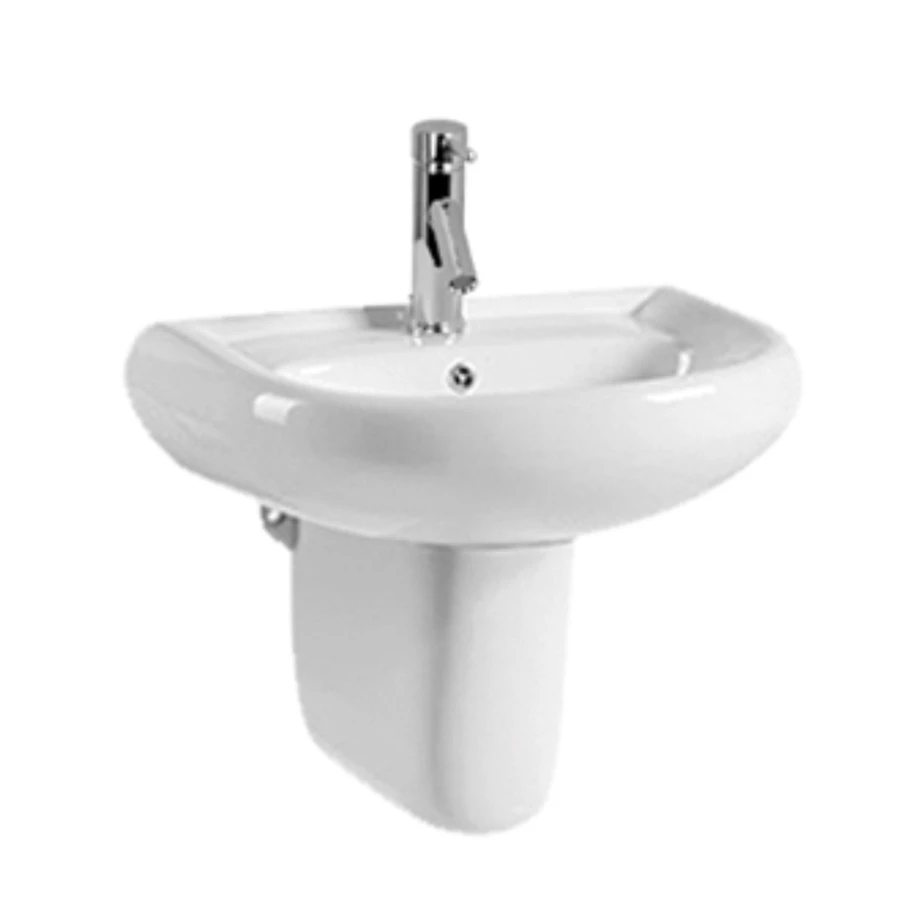 manufacturer factory bathroom Sink / Wall Hung Basin With Half Pedestal