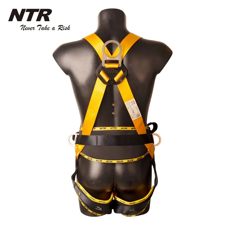 Full Body Standard Construction Safety Harness Fall Protection Universal Harnesses for Working Roofing Climbing