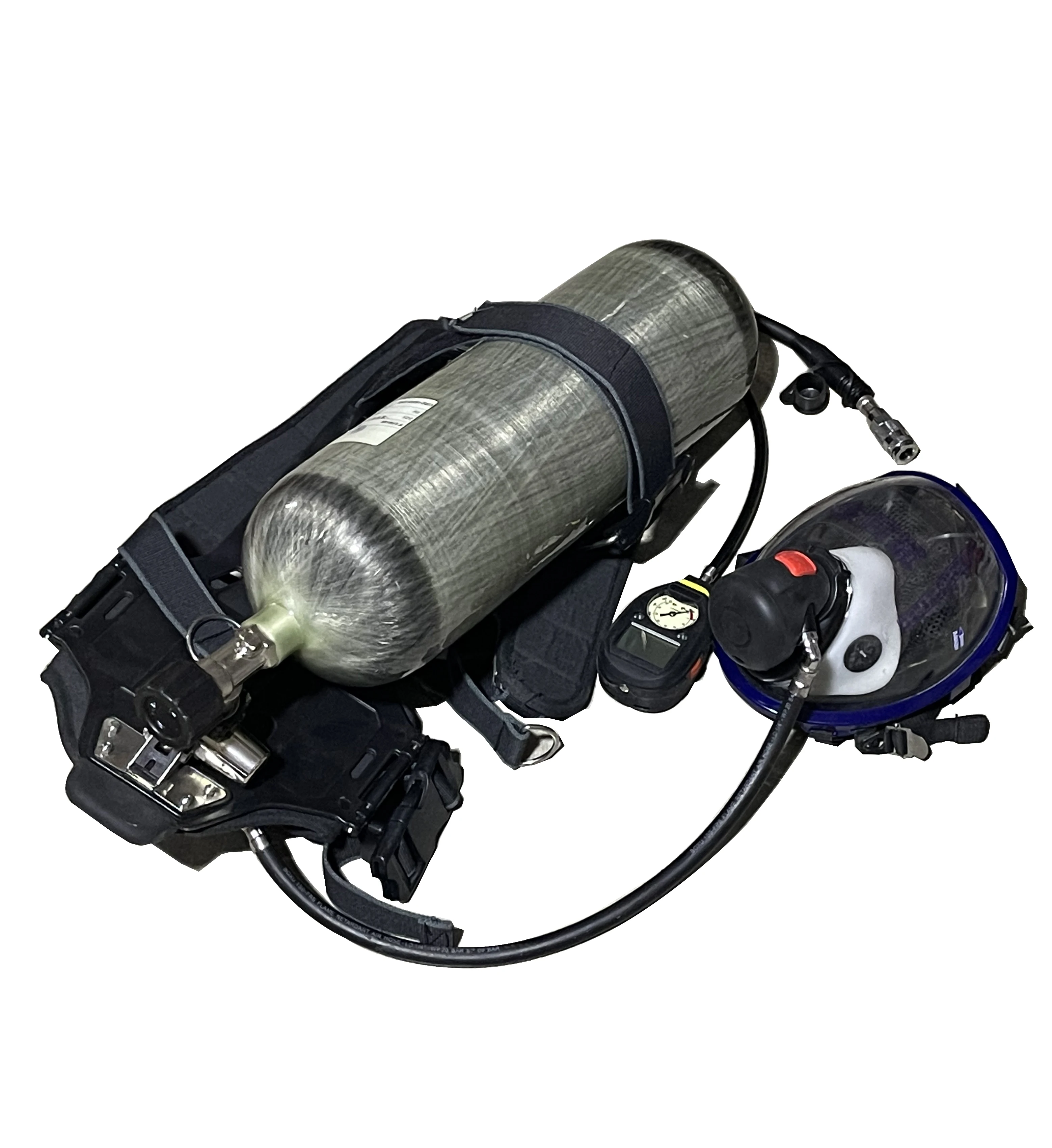 Hot Sale CE Approved Carbon Fiber Self Rescue Scba Breathing Apparatus Firefighter Scba