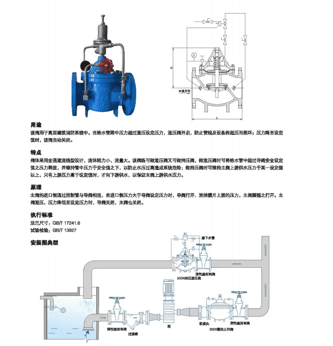 Low price wholesale of high-quality pressure relief valve 500X