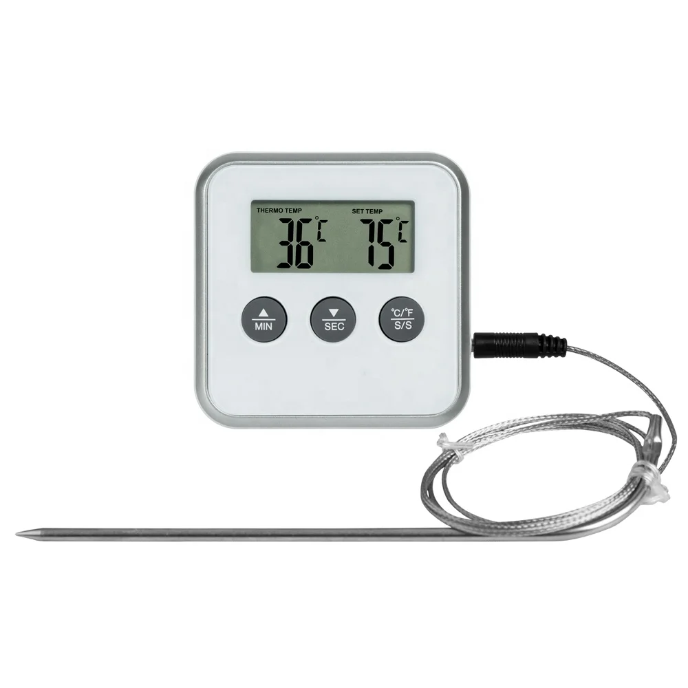 Cheap LCD Digital Cooking Food Meat Probe Thermometer