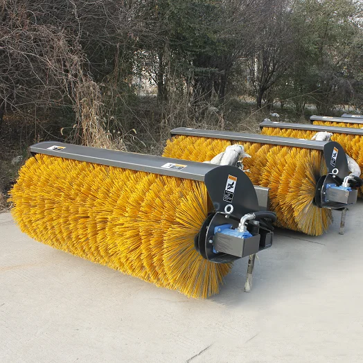 XCMG 0201 snow sweeper brushing machine brush sweeper for skid steer