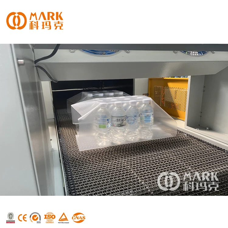 Automatic L Type Heat Shrink Film Wrap Packaging Machine for Bottles