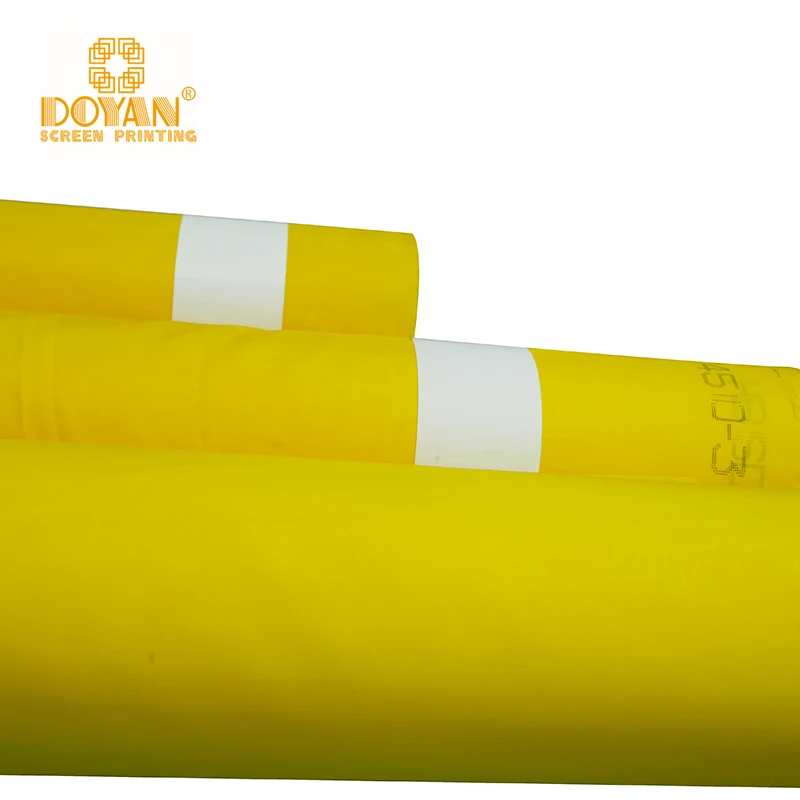 120T-34 yellow color polyester screen printing mesh supplier
