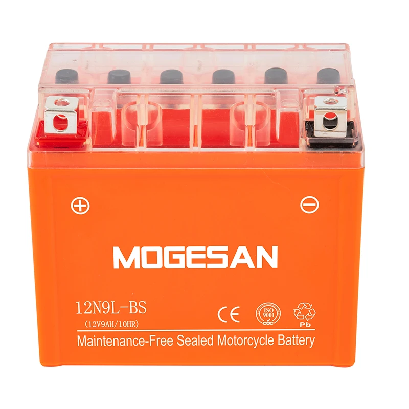 China Factory Direct Sale Cheap 48v 72v Gn125 12n9l-Bs Motorcycle Battery