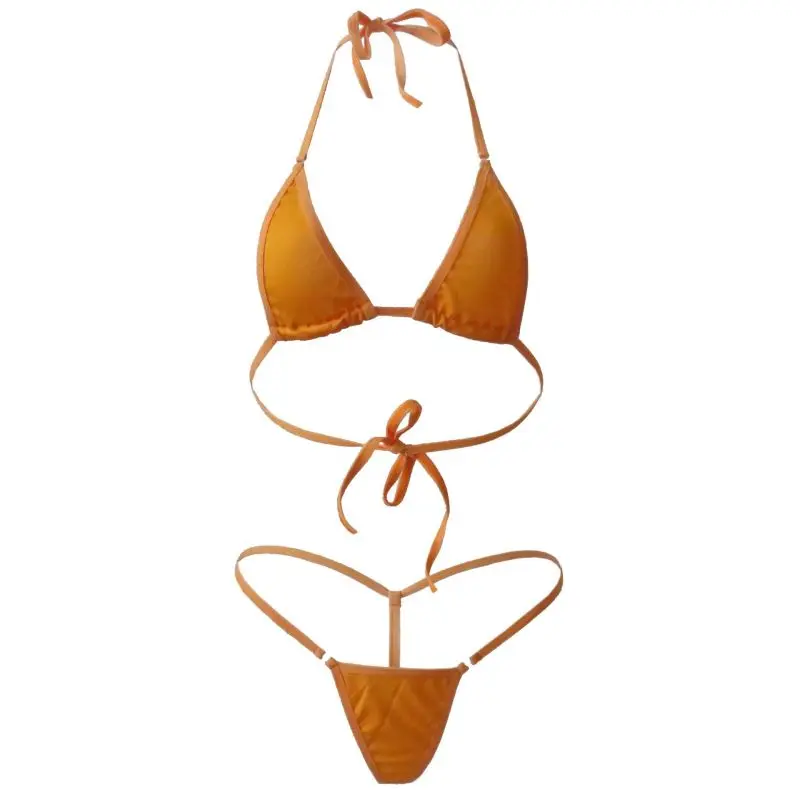 Underwear Mini Swimsuit Ladies Sexy See Through Three Point Swimwear Women Sexy Bikini