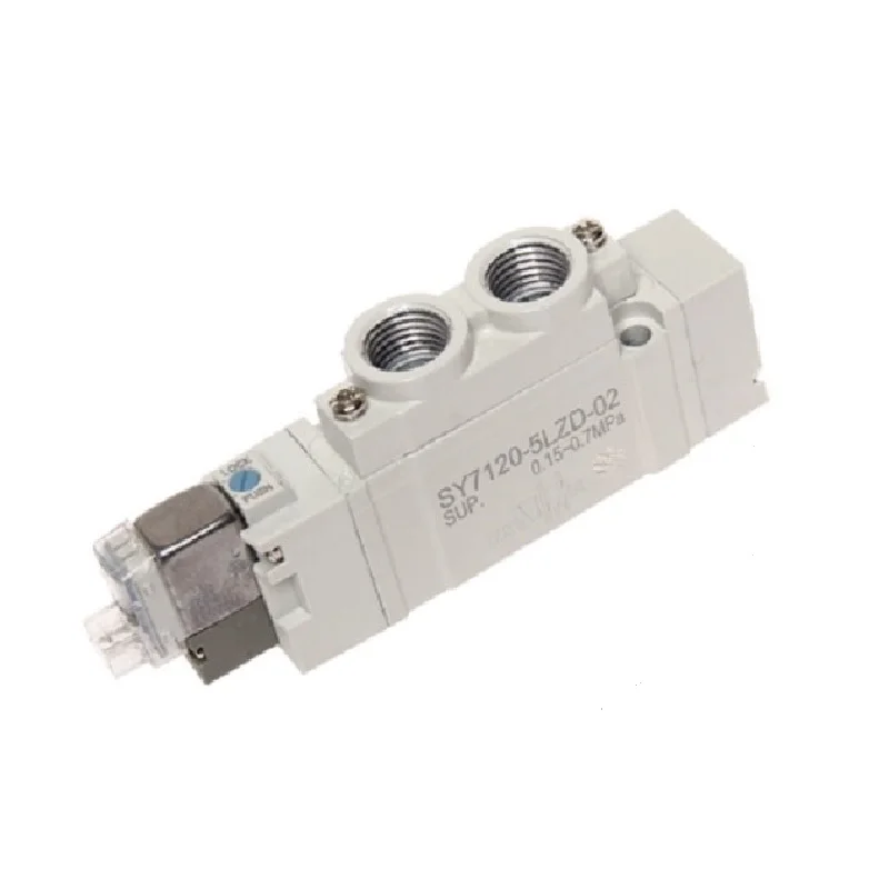 GOGO Solenoid Control Valves SY7520 C8 Hydraulic Solenoid Valve 3 Position Pressure Center Electric Solenoid Valve