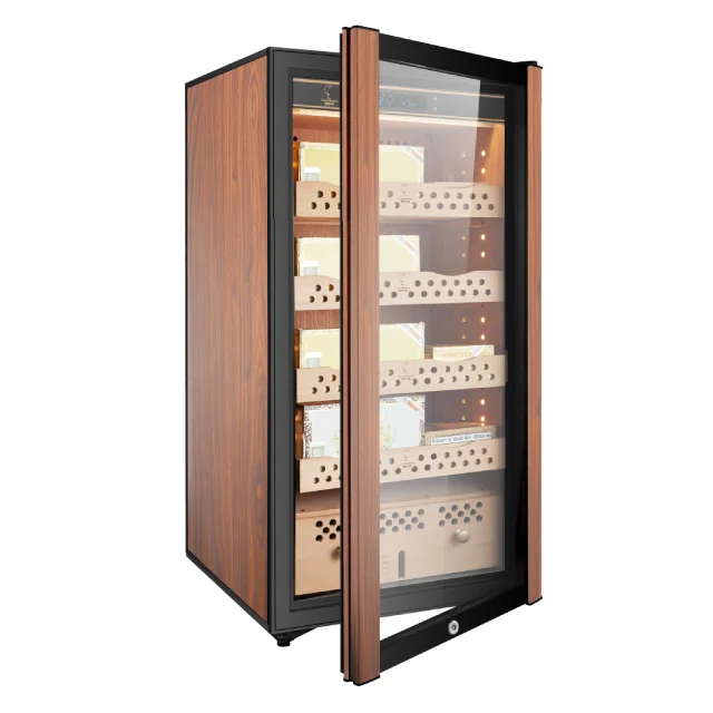 Охлаждающий кулер с умным контролем влажности, роскошный хьюмидор для сигар с охлаждением компрессора