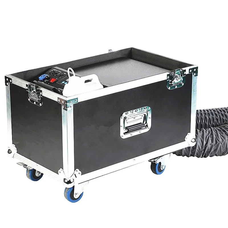 4000w water based low fog  Stage Equipment dual head smoke  Low Lying Smoke Floor Fog Machine for Wedding party machines dmx led