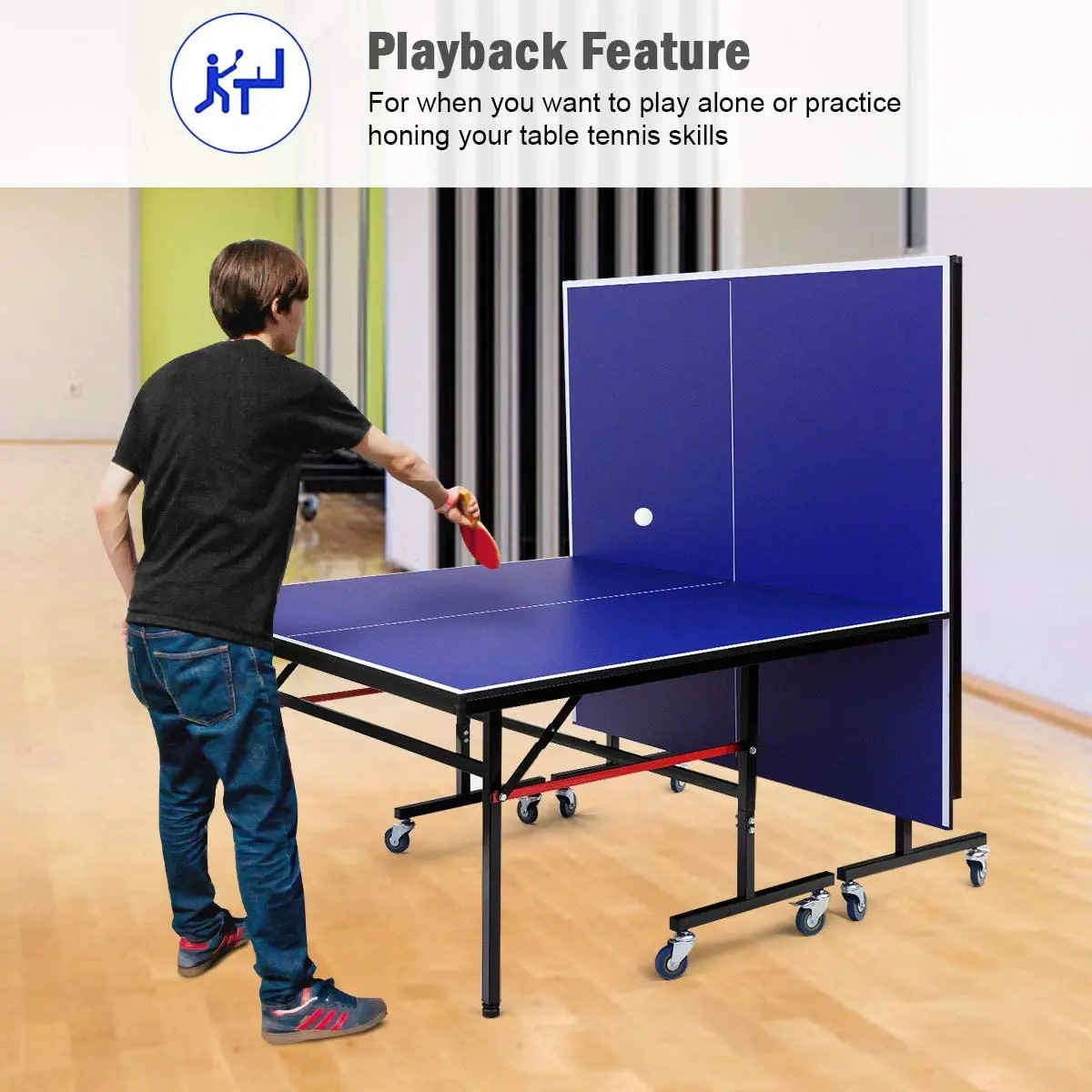 Best Seller Cheap Price Indoor Table Tennis Table With Removable Casters