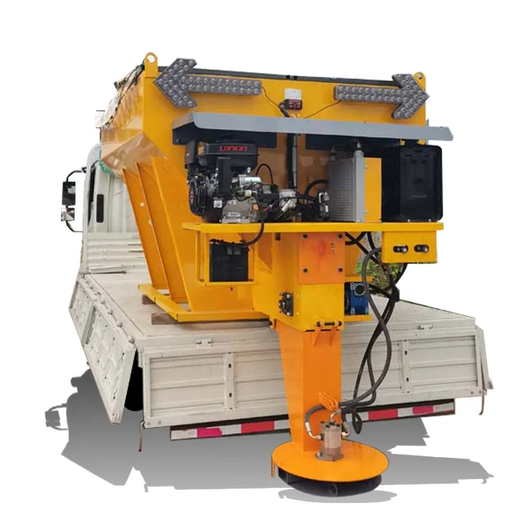 Snow melting spreader Salt spreader Road snow melting machine Suspended
