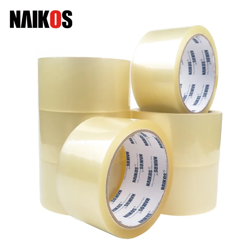 Adhesive Custom Logo package tape Transparent Clear Packaging Self Shipping High Quality BOPP Tape
