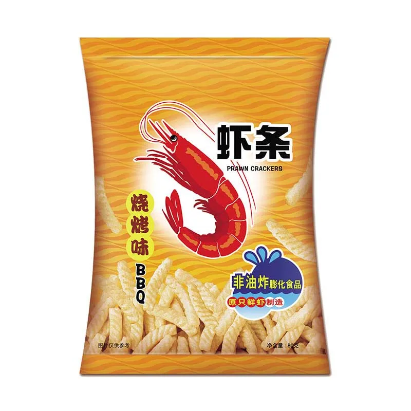 Attractive Pricing China Origin Asian Snack Shrimp Strips Traditional Technique Delicious  Prawn Crackers