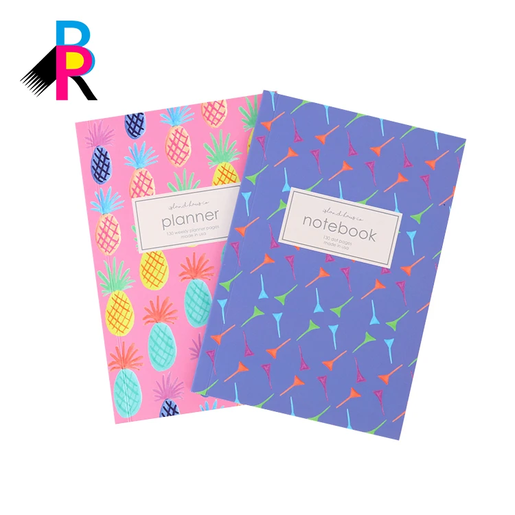 Factory  custom softcover notebook paperback notebook for student