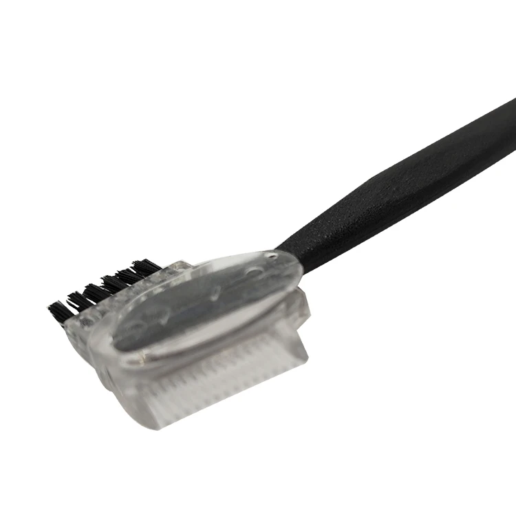 Wholesale 2 in 1eyelash comb ladies facial hair removal sharpen blade black shaver eyebrow razor trimmer