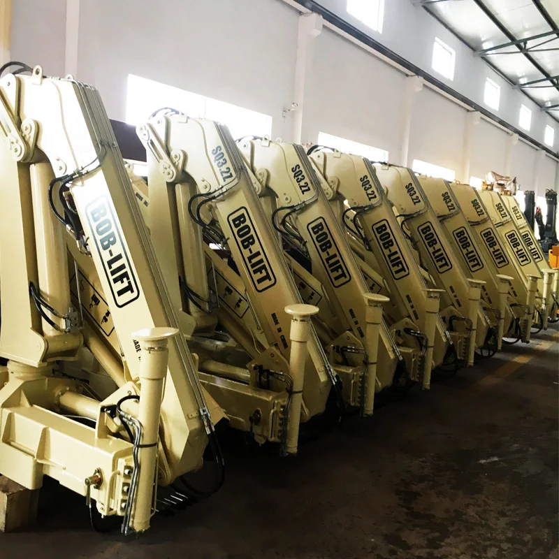 Hot sale Crane BOB-LIFT 3.2 ton truck crane Hydraulic Knuckle Boom truck mounted Crane for Sale