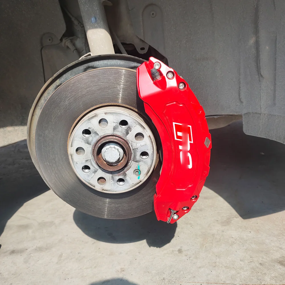 Caliper Covers  Fit for Audi A3 Accessories Brake Caliper Covers Wheel Hub Size Red Brake Caliper Covers