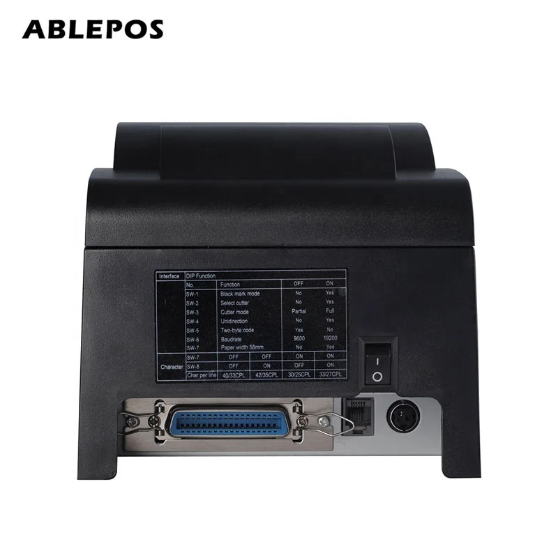 Thermal transfer label printer 76 mm dot matrix printer
