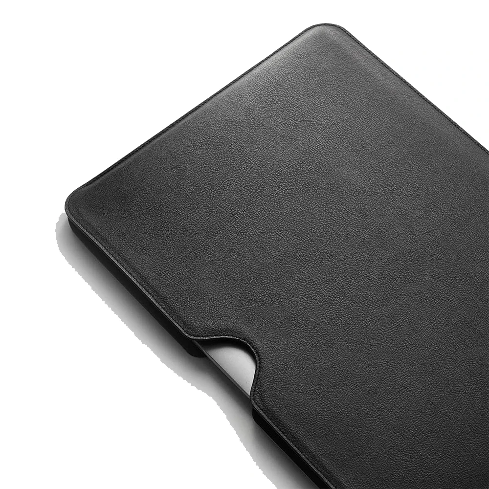 New Arrival Customized Size Suitable For All Types Laptops Extra Slim Vegan PU Leather Protective Laptop Sleeve Bags