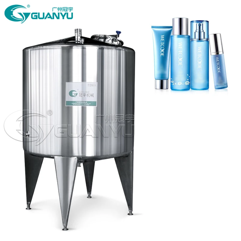Guanyu Factory Price Liquid Storing Vessel Quality Customized Drum Jacketed Insulated Stainless Steel Storage Tank
