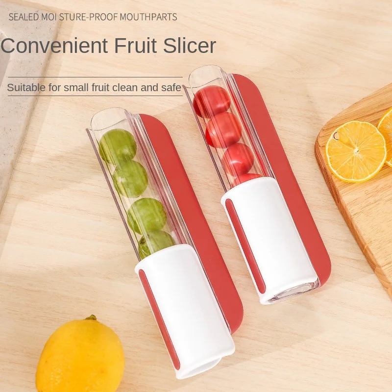 Kitchen Steel Tomato Slicer Grape Fruit cutter machine Vegetable Salad Cherry Slicer Restaurant Use Cutting Tools