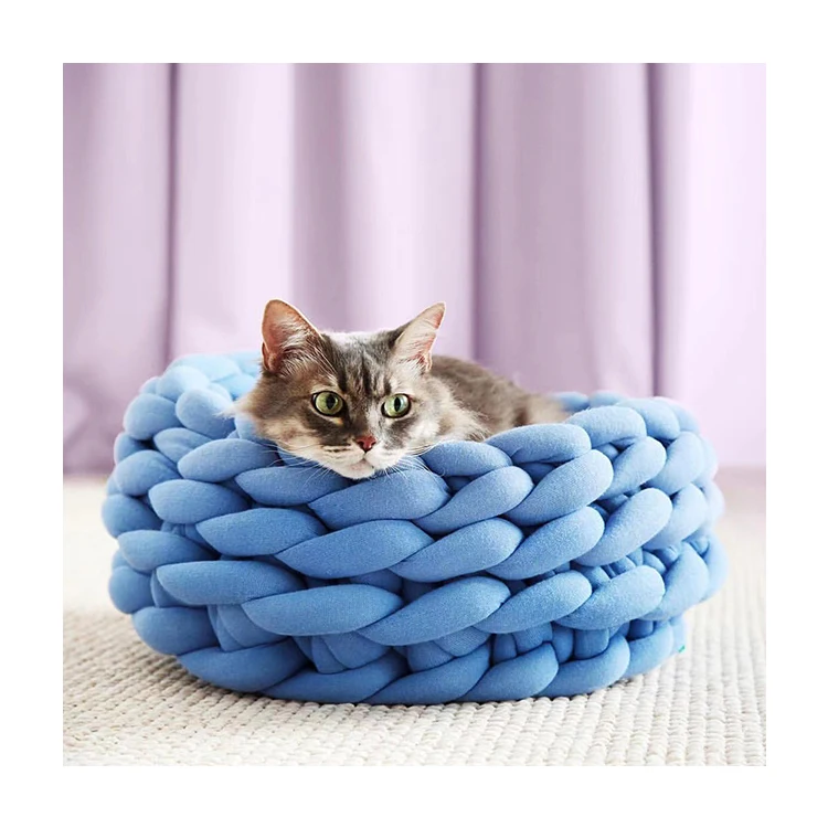 Cat Mat Pet Dog Animals Sleeping Sofa Soft Round Beds House Products For Cats
