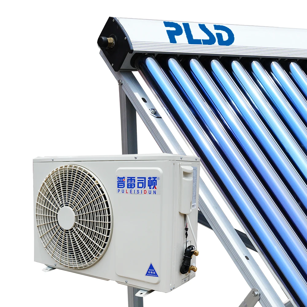 Pressurized Compact Pre-heated Copper Coil Solar Water Heater Vacuum Tube Solar Collector System Solar Water Heater