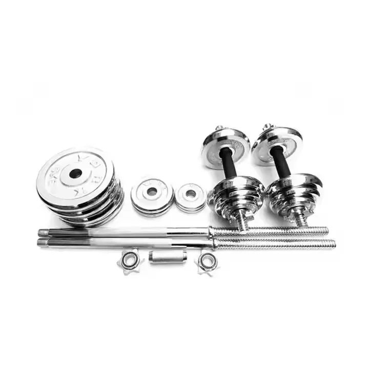 XOYOOU Adjustable Weight Price 50 kg Chrome Dumbbell Set