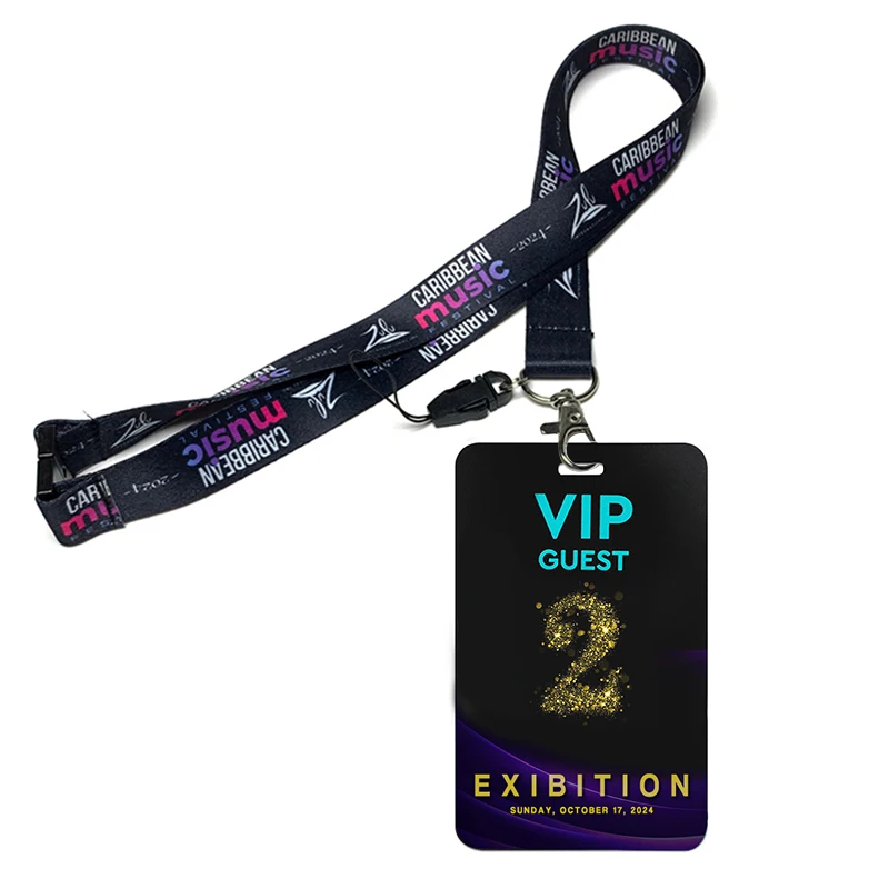 Polyester Lanyard Blank Inkjet Rfid Id Card Printing Vip Pvc Business Cards Custom Pvc Card With Punch Hole