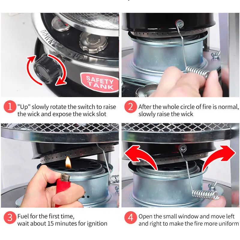 Wholesale Custom Price Oil Burner Heater Indoor Small Home Oil  Heaters