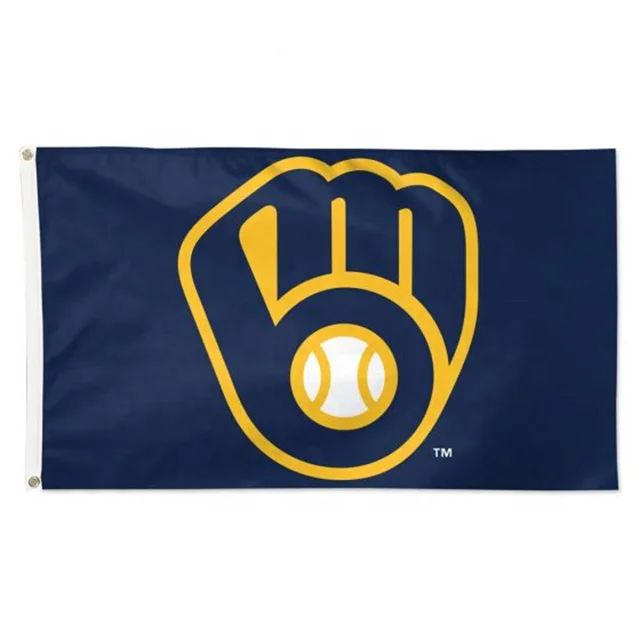 Fast Delivery MLB Teams Custom Design Printing Milwaukee Brewers Flag