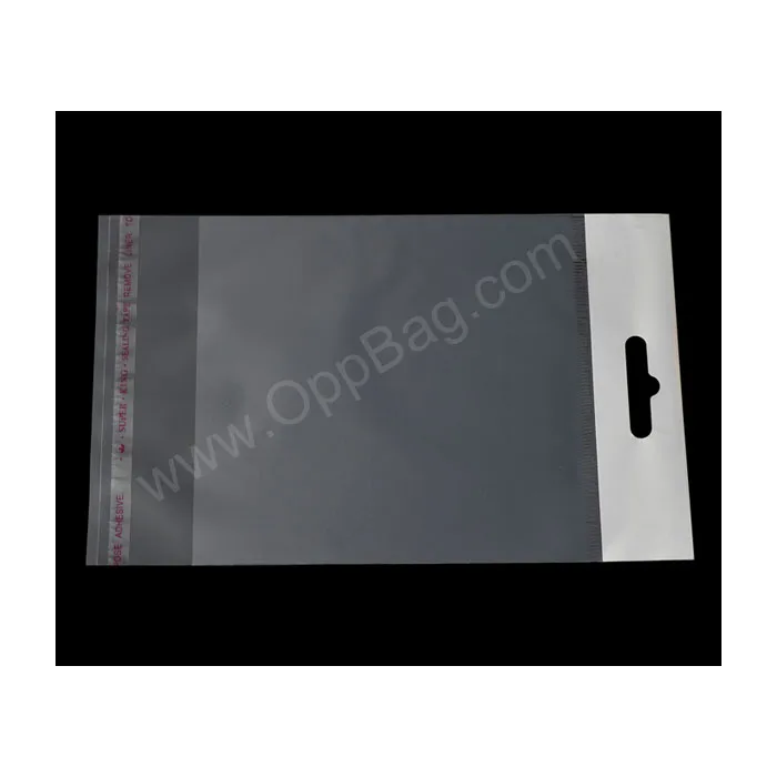 10x16cm 900 pieces /pack opp bopp poly Plastic Bags Manufacturer with euro hole (butterfly hole) with self adhesive tape seal