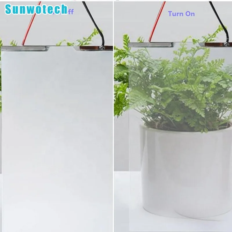 Electric Privacy Switchable PDLC Smart Film Sample Windows Decorative Films for Smart Glass