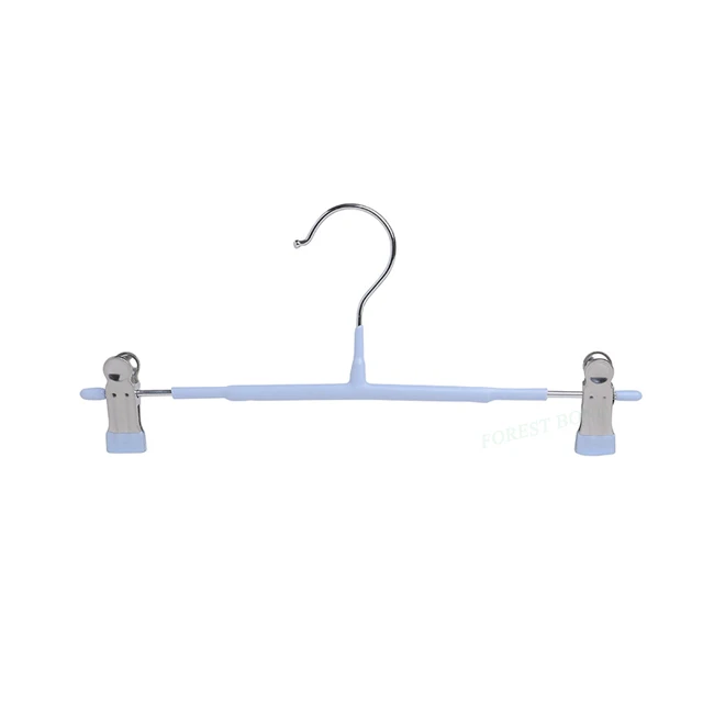 Pant Hangers Skirt Hangers with Adjustable Clips Metal Trouser Clip Hanger