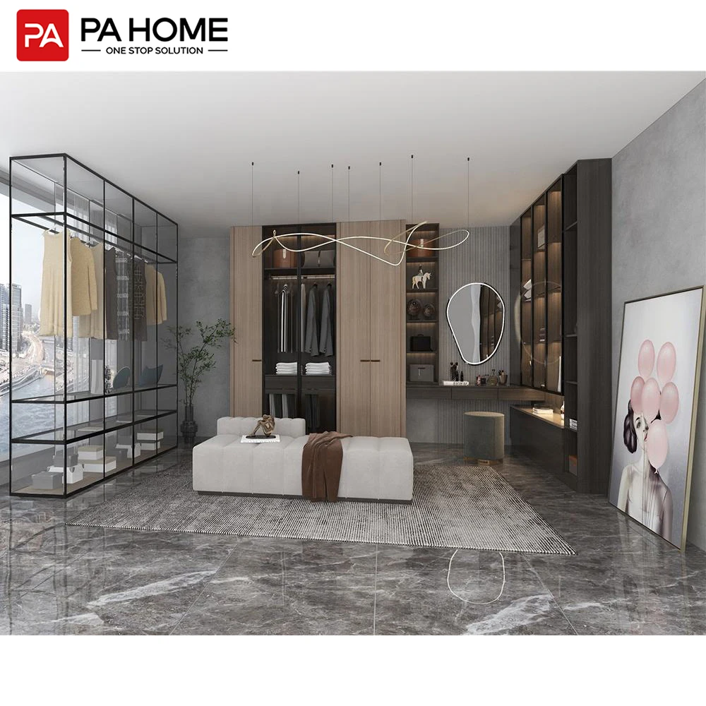 PA modern wardrobe closet storage organization clothes closet system