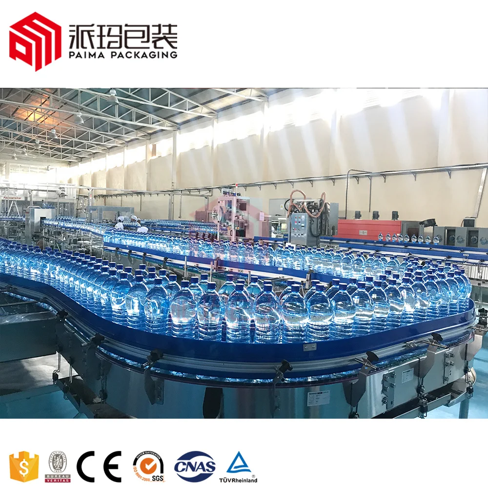 Оборудование для розлива минеральной питьевой воды, три в одном, моноблочный, для производства бутилированной воды