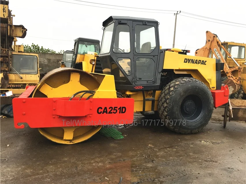 Дешевый б/у дорожный каток DYNAPAC CA 251D CA30D/CA25D CA251D в